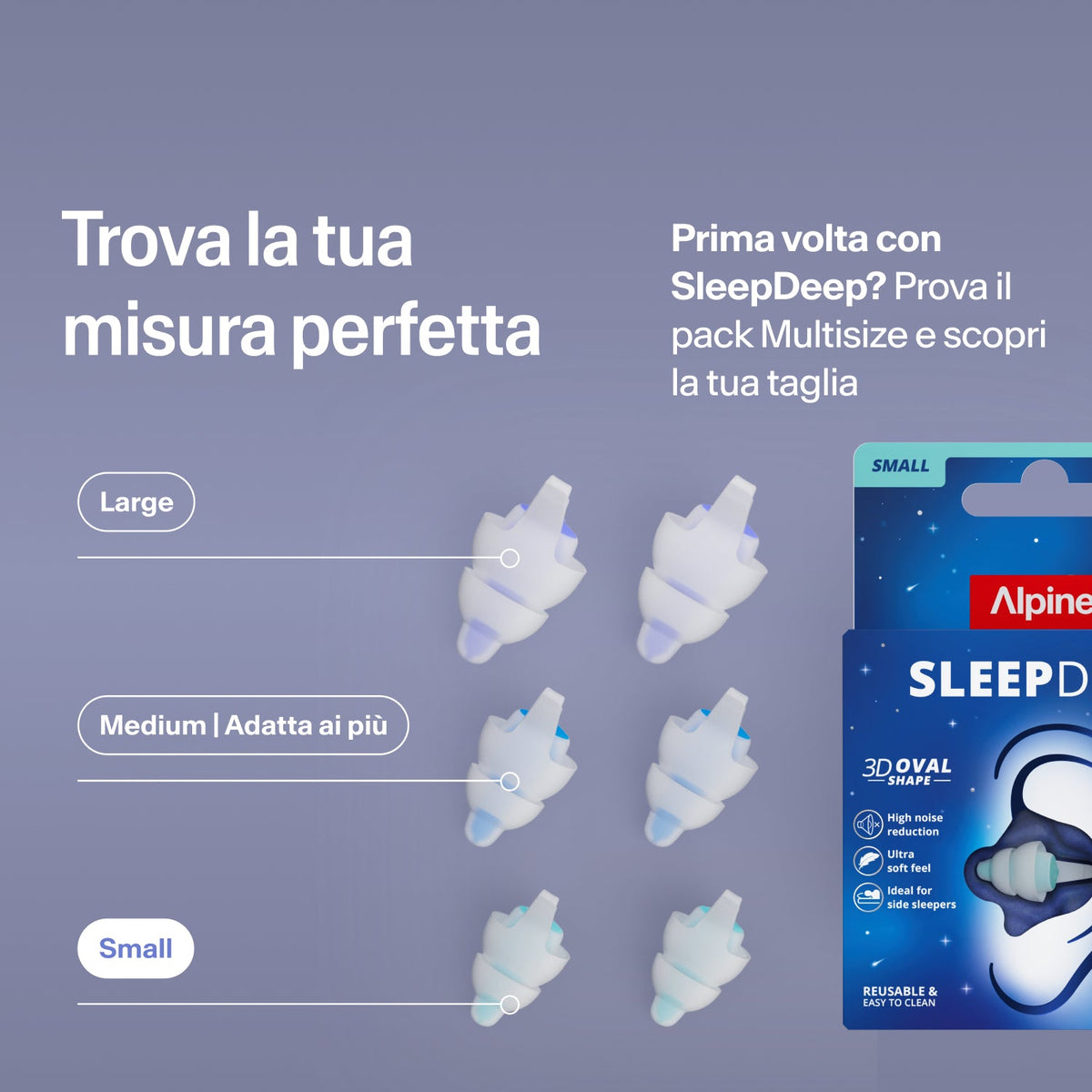 alpine sleepdeep earplugs #size_small  #lang_it