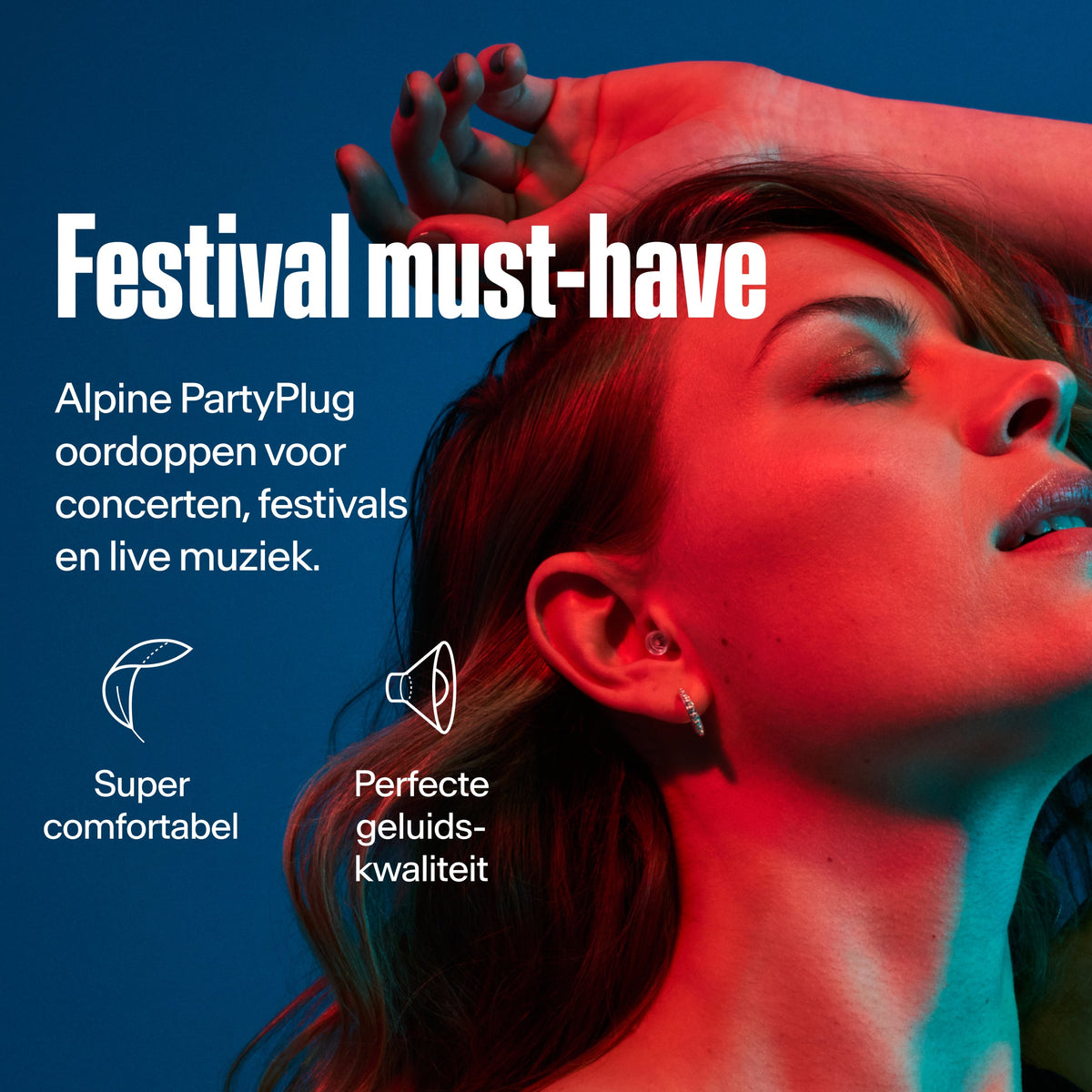 Alpine PartyPlug festivaloordoppen transparant #color_transparent #lang_nl