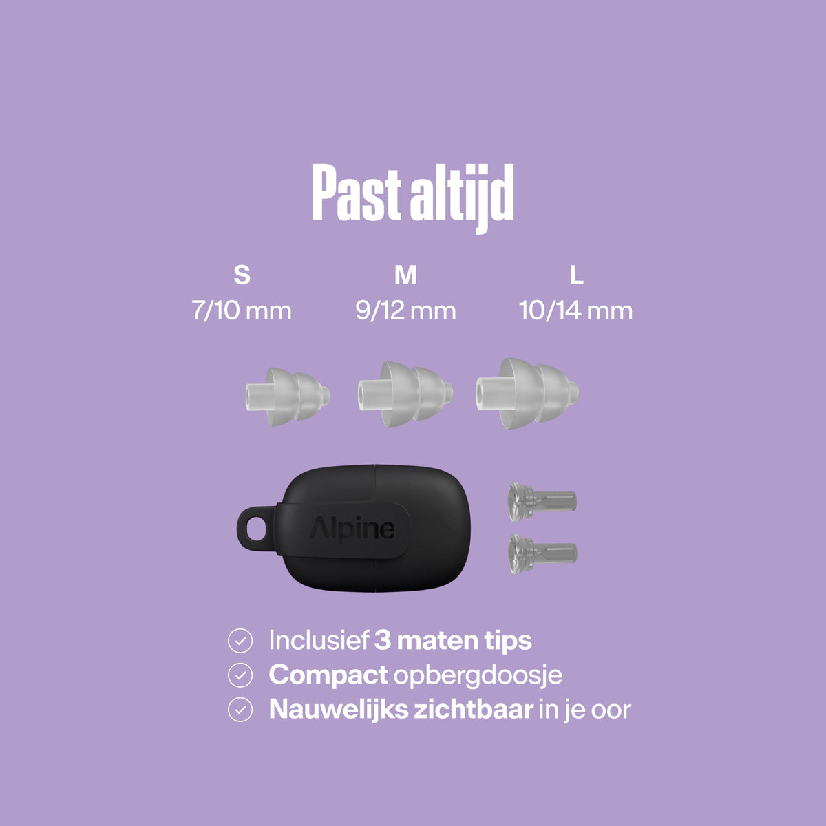 Alpine PartyPlug festivaloordoppen transparant #color_transparent #lang_nl