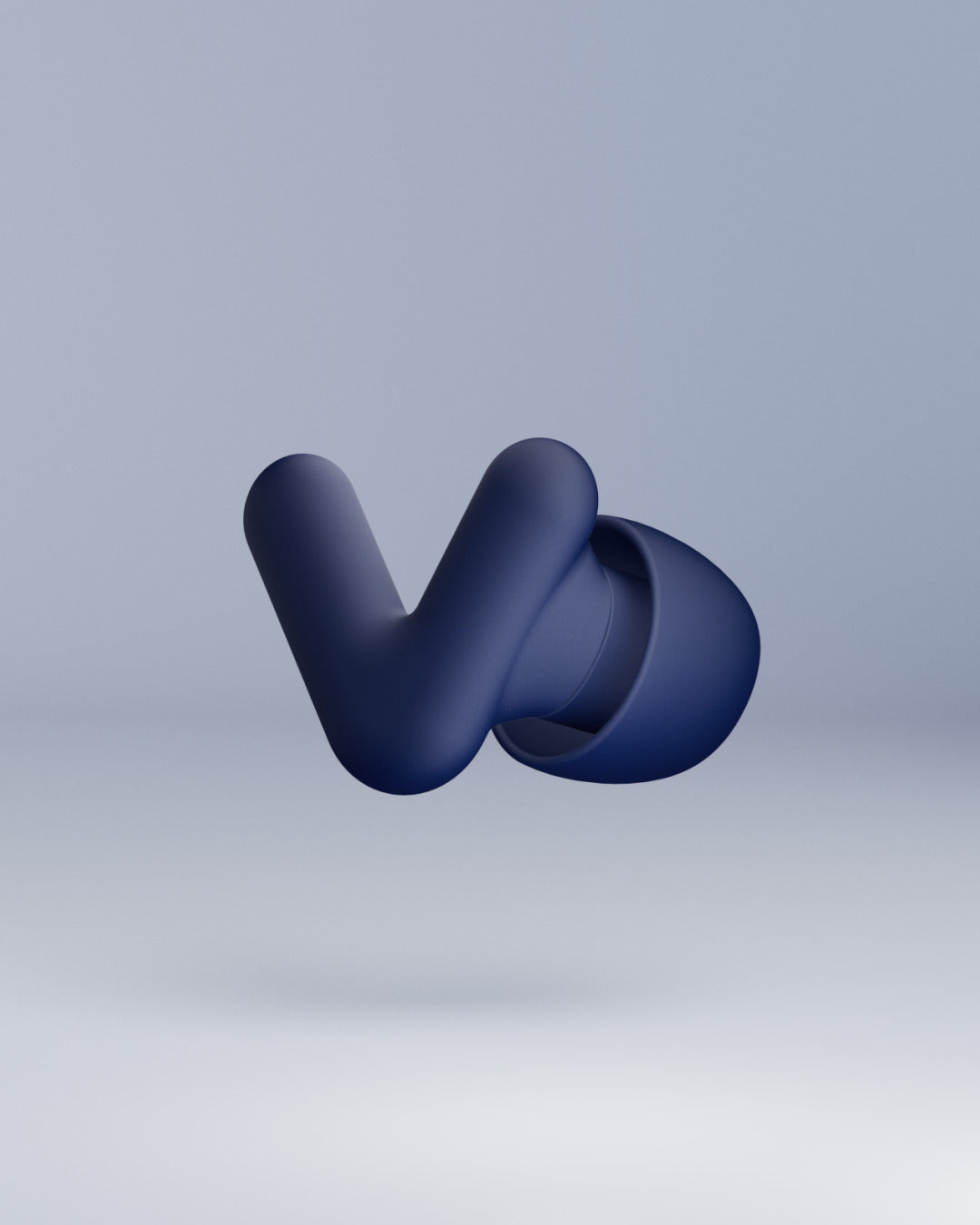 Alpine Silence productafbeelding van één oordopje – midnight-blue #color_midnight-blue #pdp_hide