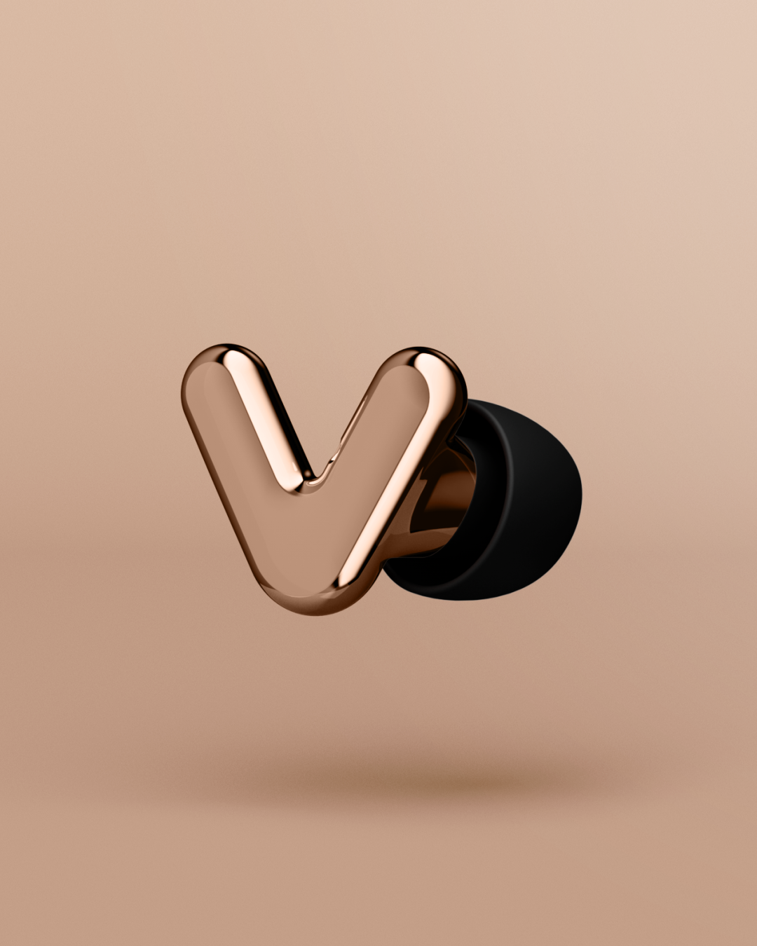 Render van één Alpine Tune oordop in rose-gold #color_rose-gold #pdp_hide