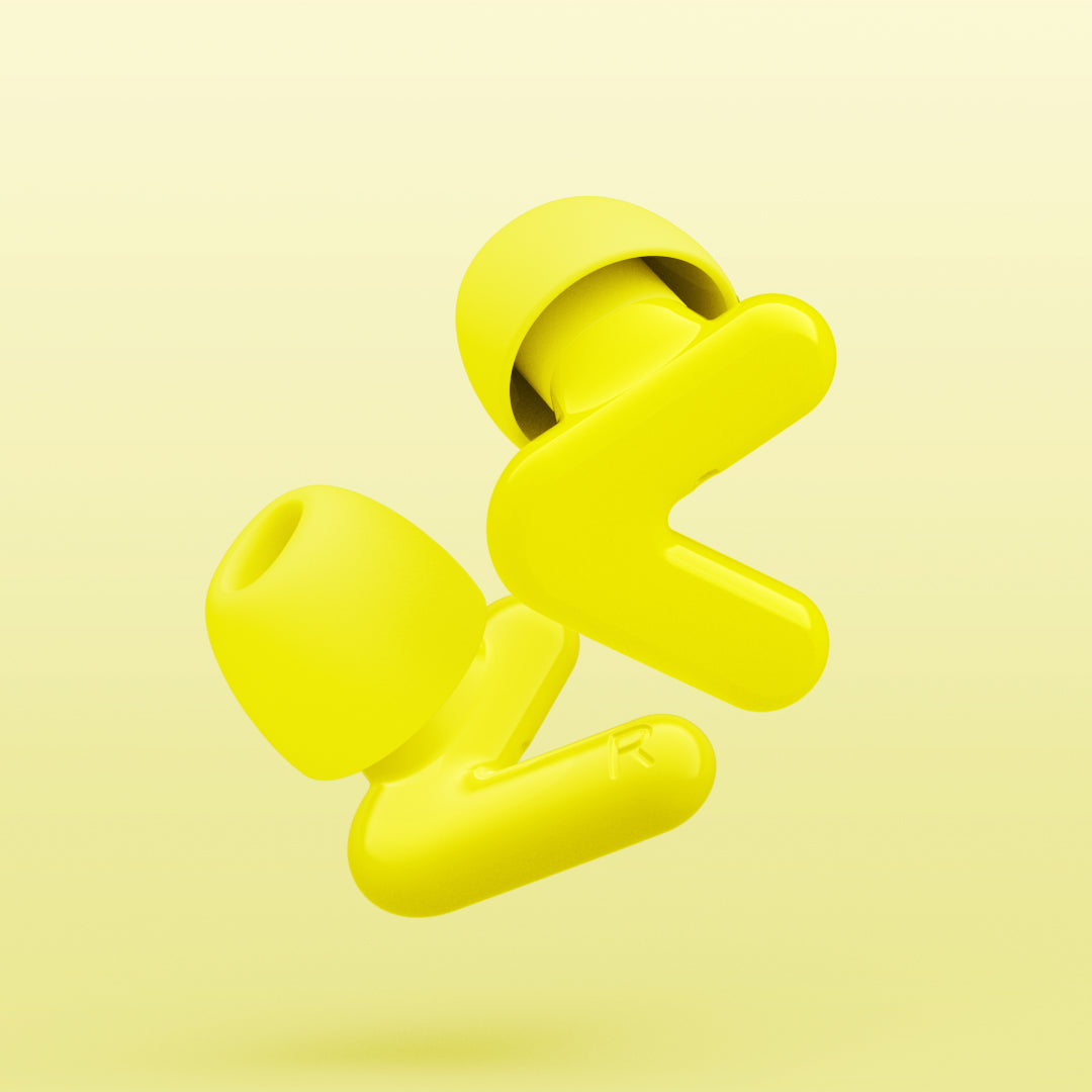 Rendu des bouchons Alpine Tune en neon-yellow #color_neon-yellow